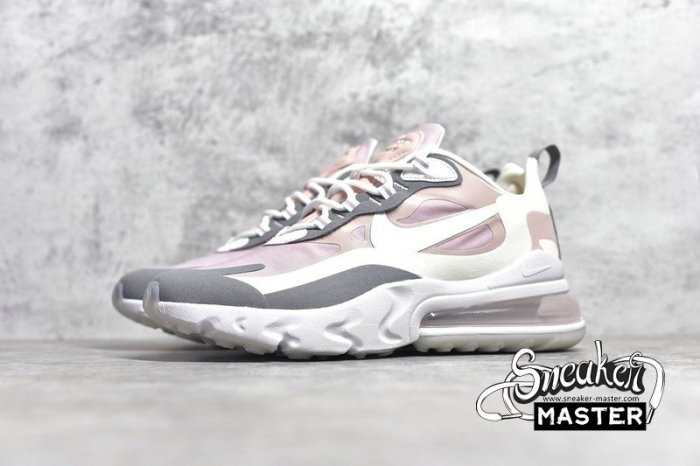 NIKE AIR MAX 270 REACT PLUM CHALK/SUMMIT WHITE-STONE MAUVEE CI3899-500