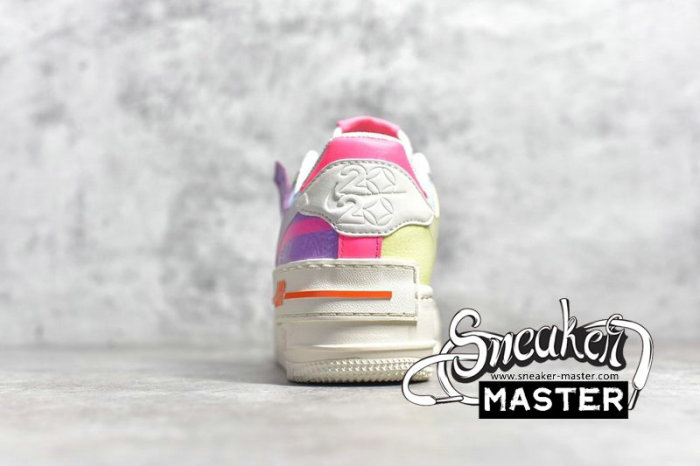 NIKE AIR FORCE 1 SHADOW BEIGE/PALE IVORY-PINK CU3012-164