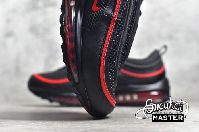 NIKE AIR MAX 97 VALENTINES DAY BLACK/METALLIC SILVER/UNIVERSITY RED CU9990-001