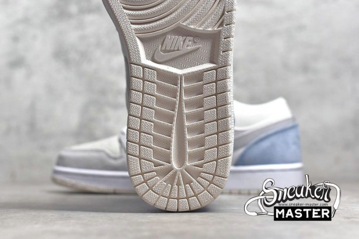NIKE AIR JORDAN 1 LOW PARIS WHITE/SKY GREY/FOOTBALL GREY CV3043-100