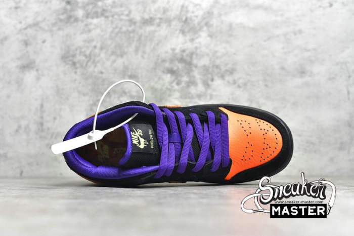 NIKE DUNK LOW SB NIGHT OF MISCHIEF BLACK/TOTAL ORANGE-COURT PURPLE-VOLT BQ6817-006