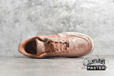 NIKE CLOT X AIR FORCE 1 LOW PREMIUM ROSE GOLD SILK ROSE GOLD/WHITE/GUM LIGHT BROWN CJ5290-600