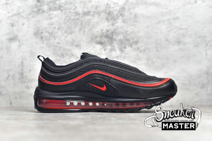 NIKE AIR MAX 97 VALENTINES DAY BLACK/METALLIC SILVER/UNIVERSITY RED CU9990-001