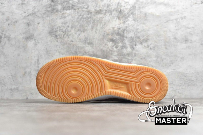 NIKE CLOT X AIR FORCE 1 LOW PREMIUM ROSE GOLD SILK ROSE GOLD/WHITE/GUM LIGHT BROWN CJ5290-600