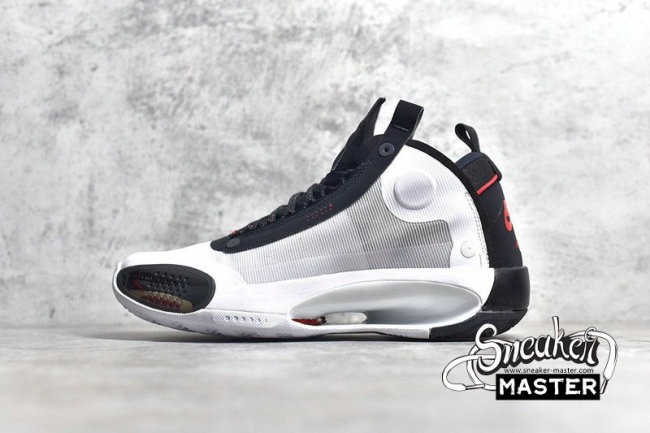 NIKE AIR JORDAN 34 PF BRED WHITE/BLACK-RED BQ3381-100