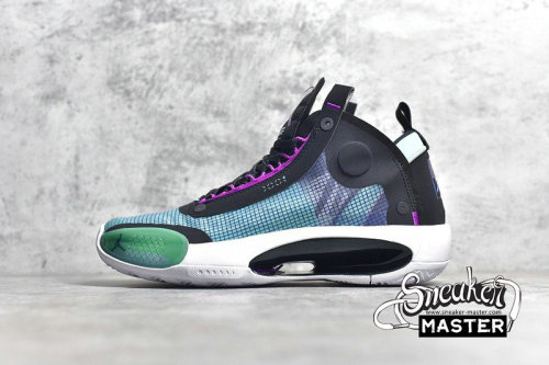 NIKE AIR JORDAN 34 PF ECLIPSE BLUE VOID/METALLIC SILVER/BLACK BQ3381-400