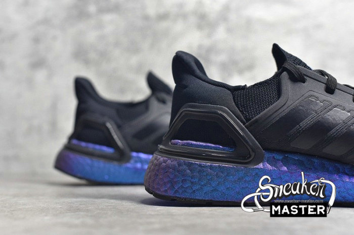 ADIDAS ULTRA BOOST 20 CONSORTIUM CORE BLACK/CORE BLACK/BLUE VIOLET METALLIC EG1341
