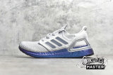 ADIDAS ULTRA BOOST 20 CONSORTIUM SHOES DASH GREY/GREY THREE/BOOST BLUE VIOLET METALLIC EG0755