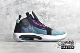 NIKE AIR JORDAN 34 PF ECLIPSE BLUE VOID/METALLIC SILVER/BLACK BQ3381-400