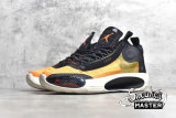 NIKE AIR JORDAN 34 PF AMBER RISE/METALLIC SILVER-BLACK BQ3381-800
