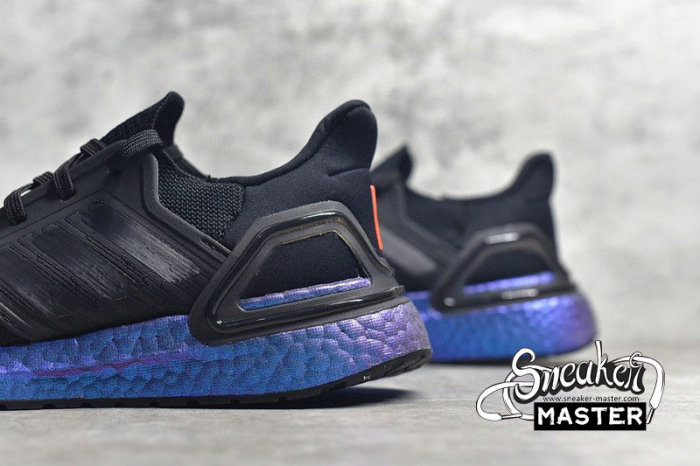 ADIDAS ULTRA BOOST 20 CONSORTIUM CORE BLACK/CORE BLACK/BLUE VIOLET METALLIC EG1341