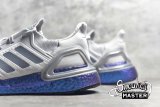 ADIDAS ULTRA BOOST 20 CONSORTIUM SHOES DASH GREY/GREY THREE/BOOST BLUE VIOLET METALLIC EG0755