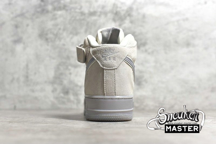 NIKE AIR FORCE 1 MID 07 BEIGE/WHITE/LIGHT GREY 315123-002