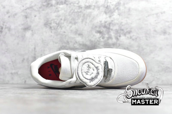 NIKE AIR FORCE 1 LOW X TRAVIS SCOTT WHITE/WHITE/WHITE AQ4211-100