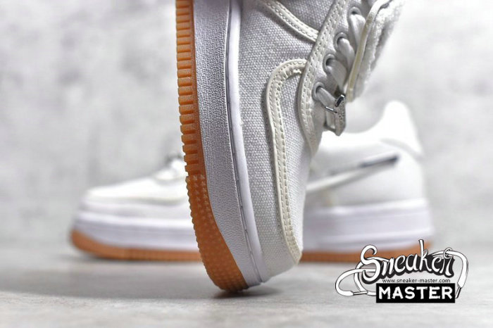 NIKE AIR FORCE 1 LOW X TRAVIS SCOTT WHITE/WHITE/WHITE AQ4211-100