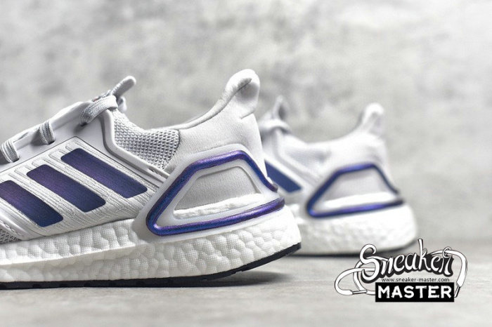 ADIDAS ULTRABOOST 20 SHOES DASH GREY/BOOST BLUE VIOLET MET./CORE BLACK EG0695