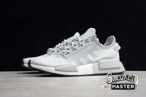 ADIDAS NMD_R1 V2 SHOES GREY TWO/SILVER METALLIC/CORE BLACK FW5328
