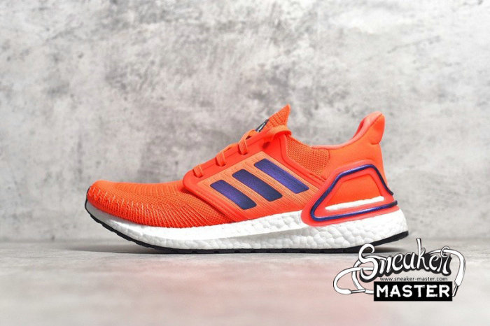 ADIDAS ULTRA BOOST 20 SOLAR RED/BOOST BLUE VIOLET MET./CLOUD WHITE FV8449