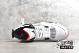 NIKE AIR JORDAN 4 RETRO PALE CITRON WHITE/BLACK-BRIGHT CRIMSON-PALE CITRON 308497-116