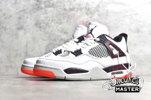 NIKE AIR JORDAN 4 RETRO PALE CITRON WHITE/BLACK-BRIGHT CRIMSON-PALE CITRON 308497-116