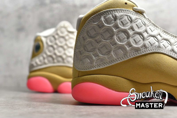 NIKE AIR JORDAN 13 RETRO CHINESE NEW YEAR PALE IVORY/BLACK/DIGITAL PINK/CLUB GOLD CW4409-100