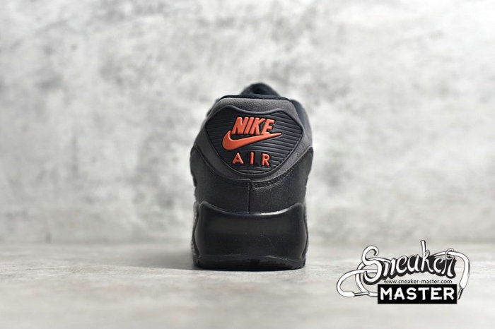NK AIR MAX 90 ESSENTIAL GREY SUEDE DARK GREY/BLACK/COSMIC CLAY AJ1285-025