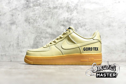 NIKE AIR FORCE 1 LOW X GORE-TEX LIGHT GREEN/BLACK/WHEAT CK2630-100