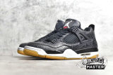 NIKE AIR JORDAN 4 RETRO SE BLACK/WHITE-GUM LIGHT BROWN CI1184-001