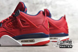 NIKE AIR JORDAN 4 RETRO FIBA GYM RED/OBSIDIAN-WHITE-METALLIC GOLD CI1184-617