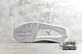 NIKE AIR JORDAN 4 IV RETRO PURE MONEY WHITE/METALLIC SILVER 308497-100