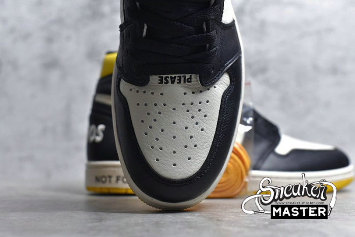 NIKE AIR JORDAN 1 RETRO HIGH OG NRG NOT FOR RESALE SAIL/BLACK-VARSITY MAIZE 861428-107