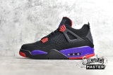 NIKE AIR JORDAN 4 RETRO NRG RAPTORS BLACK/UNIVERSITY RED-COURT PURPLE​ AQ3816-065