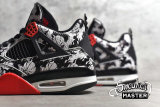 NIKE AIR JORDAN 4 TATTOO BLACK/FIRE RED/BLACK/WHITE BQ0897-006