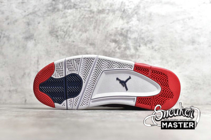 NIKE AIR JORDAN 4 RETRO FIBA GYM RED/OBSIDIAN-WHITE-METALLIC GOLD CI1184-617