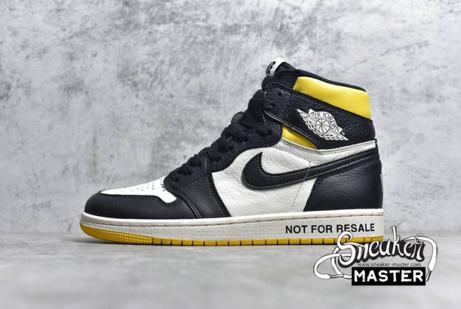 NIKE AIR JORDAN 1 RETRO HIGH OG NRG NOT FOR RESALE SAIL/BLACK-VARSITY MAIZE 861428-107