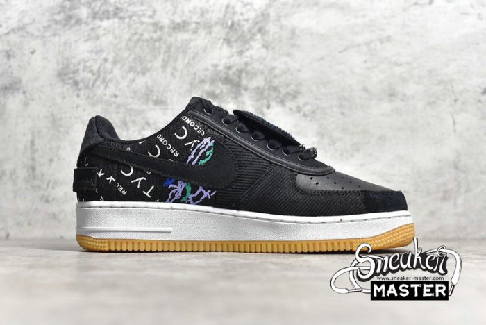 NIKE TRAVIS SCOTT X AIR FORCE 1 LOW ASTROWORLD BLACK/MULTI-COLOR CN2405-001