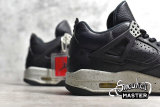 NIKE AIR JORDAN 4 RETRO LS OREO BLACK/TECH GREY-BLACK 314254-003
