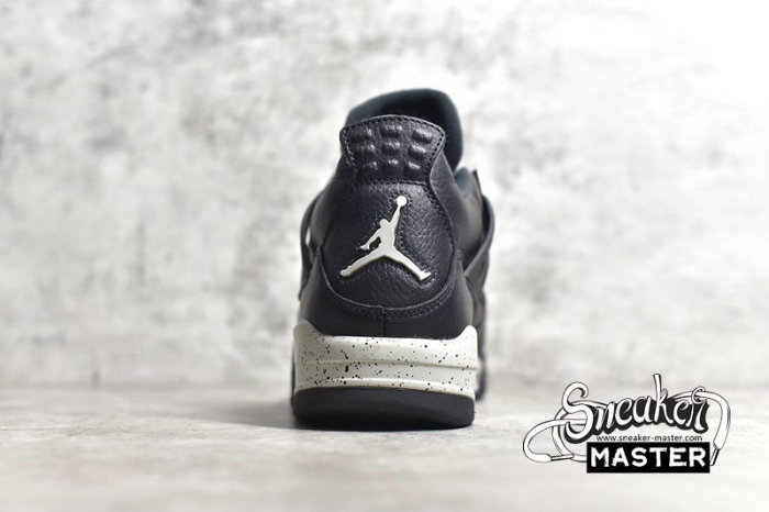 NIKE AIR JORDAN 4 RETRO LS OREO BLACK/TECH GREY-BLACK 314254-003