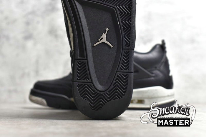 NIKE AIR JORDAN 4 RETRO LS OREO BLACK/TECH GREY-BLACK 314254-003