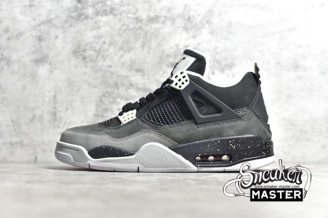 NIKE AIR JORDAN 4 RETRO FEAR PACK BLACK/WHITE-COOL GREY/PLTNM 626969-030