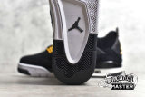 NIKE AIR JORDAN 4 RETRO ROYALTY BLACK/METALLIC GOLD-WHITE 308497-032