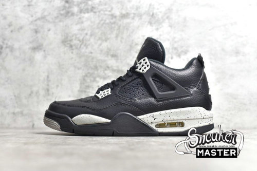 NIKE AIR JORDAN 4 RETRO LS OREO BLACK/TECH GREY-BLACK 314254-003