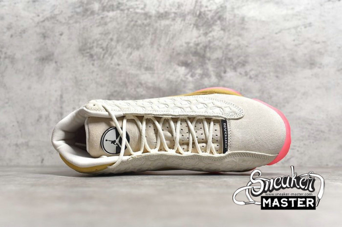NIKE AIR JORDAN 13 RETRO CHINESE NEW YEAR PALE IVORY/BLACK/DIGITAL PINK/CLUB GOLD CW4409-100