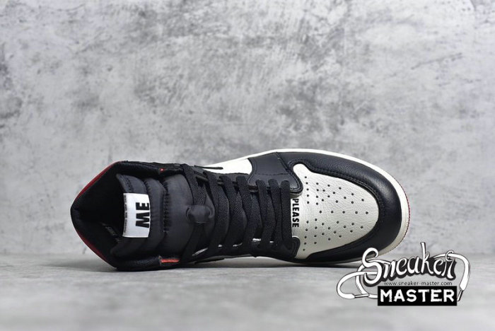 NIKE AIR JORDAN 1 RETRO HIGH OG NRG NOT FOR RESALE SAIL/BLACK-VARSITY RED 861428-106