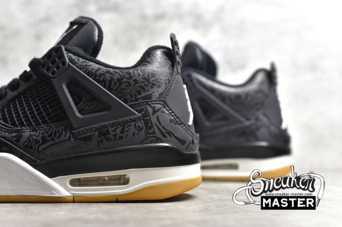 NIKE AIR JORDAN 4 RETRO SE BLACK/WHITE-GUM LIGHT BROWN CI1184-001