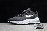 NIKE AIR MAX 270 REACT BLACK/METALLIC SILVER CQ4598-071