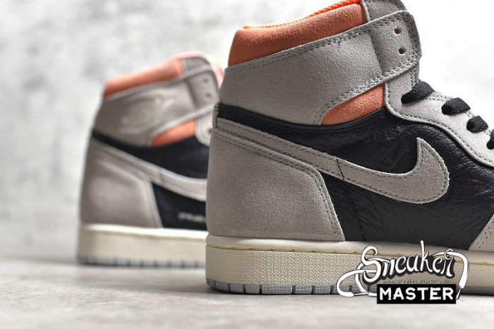 NIKE AIR JORDAN 1 RETRO HIGH NEUTRAL GREY/BLACK-HYPER CRIMSON-WHITE 555088-018
