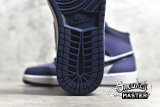 NIKE AIR JORDAN 1 MID SANDED PURPLE OBSIDIAN/SANDED PURPLE-WHITE 554724-445