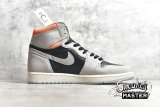 NIKE AIR JORDAN 1 RETRO HIGH NEUTRAL GREY/BLACK-HYPER CRIMSON-WHITE 555088-018