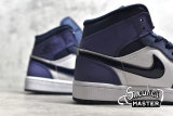 NIKE AIR JORDAN 1 MID SANDED PURPLE OBSIDIAN/SANDED PURPLE-WHITE 554724-445
